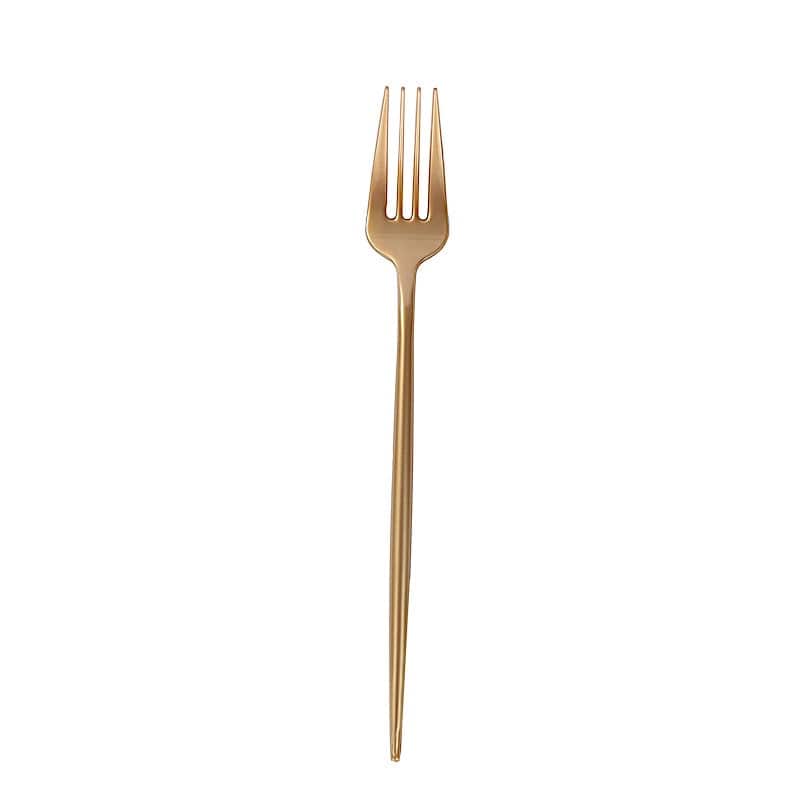 50 pcs Gold Heavy Duty Disposable Plastic Forks