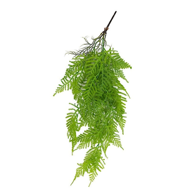 10 pack 32 in Green Artificial Hanging Fern Bushes