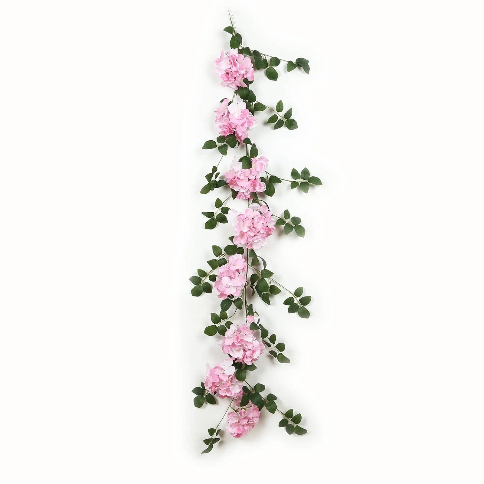 2 Silk 5.5 feet Artificial Hydrangea Flower Garlands