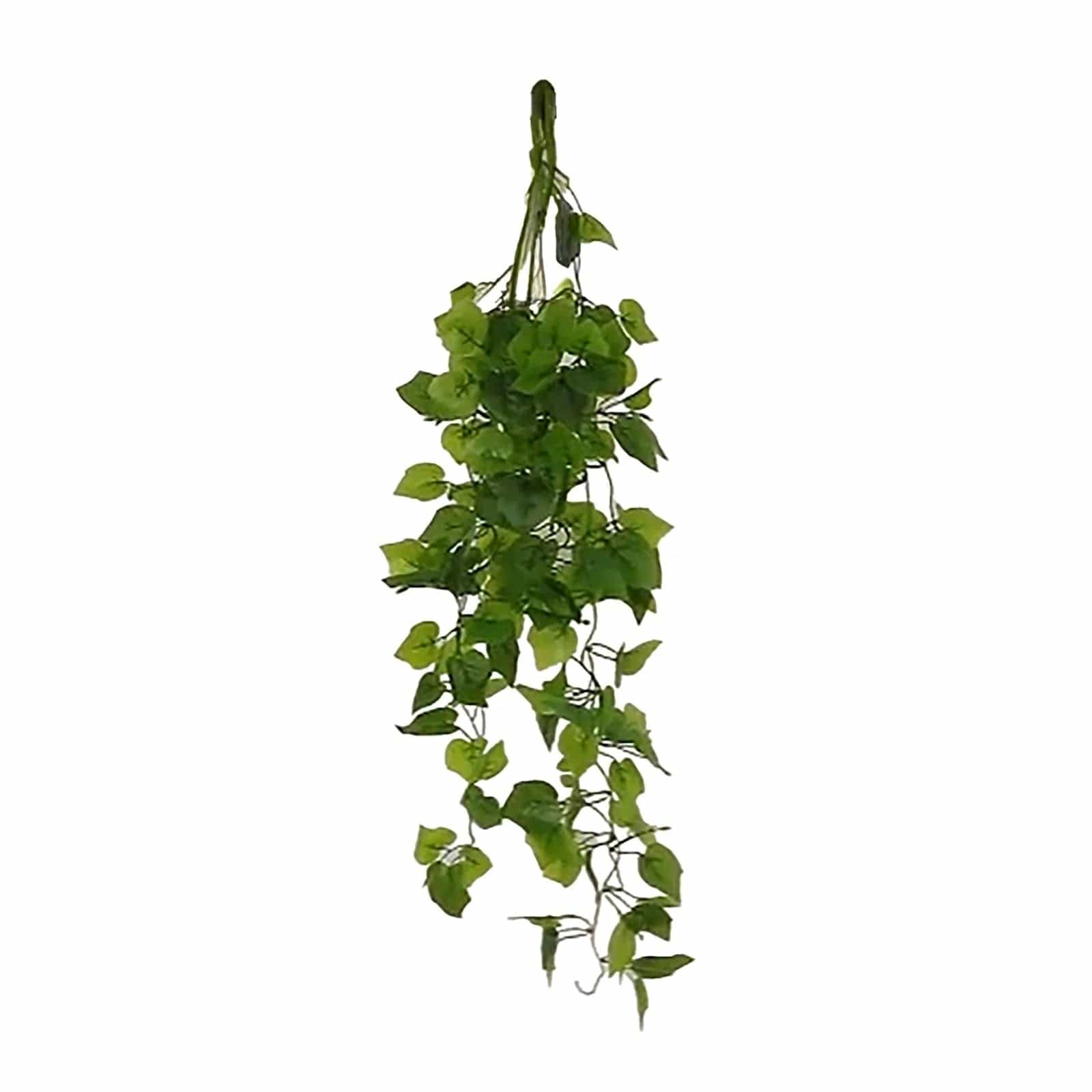 3 Green Artificial Cottonwood Leaves Bushes Hanging Vines