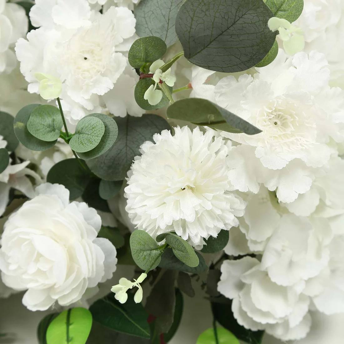 40 x 16 in Pre-Arranged Artificial Floral Runner Assorted Silk Flowers