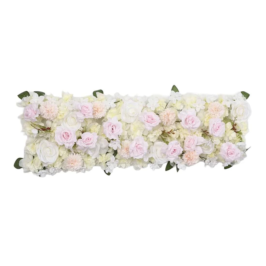 40 x 16 in Pre-Arranged Artificial Floral Runner Assorted Silk Flowers