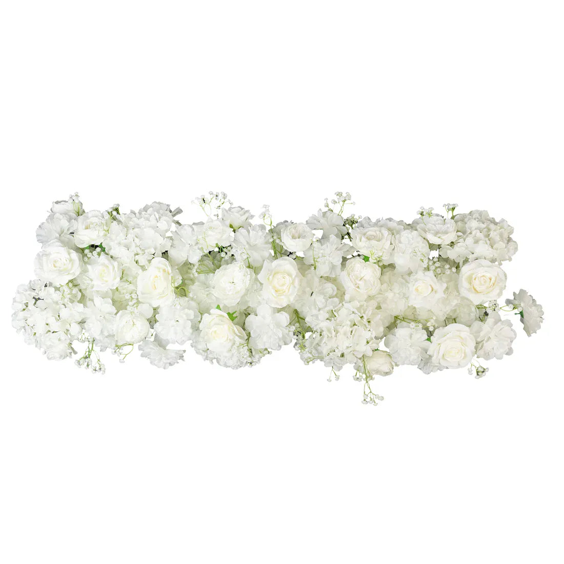 40 x 16 in Pre-Arranged Silk Flower Runner Assorted Artificial Flowers