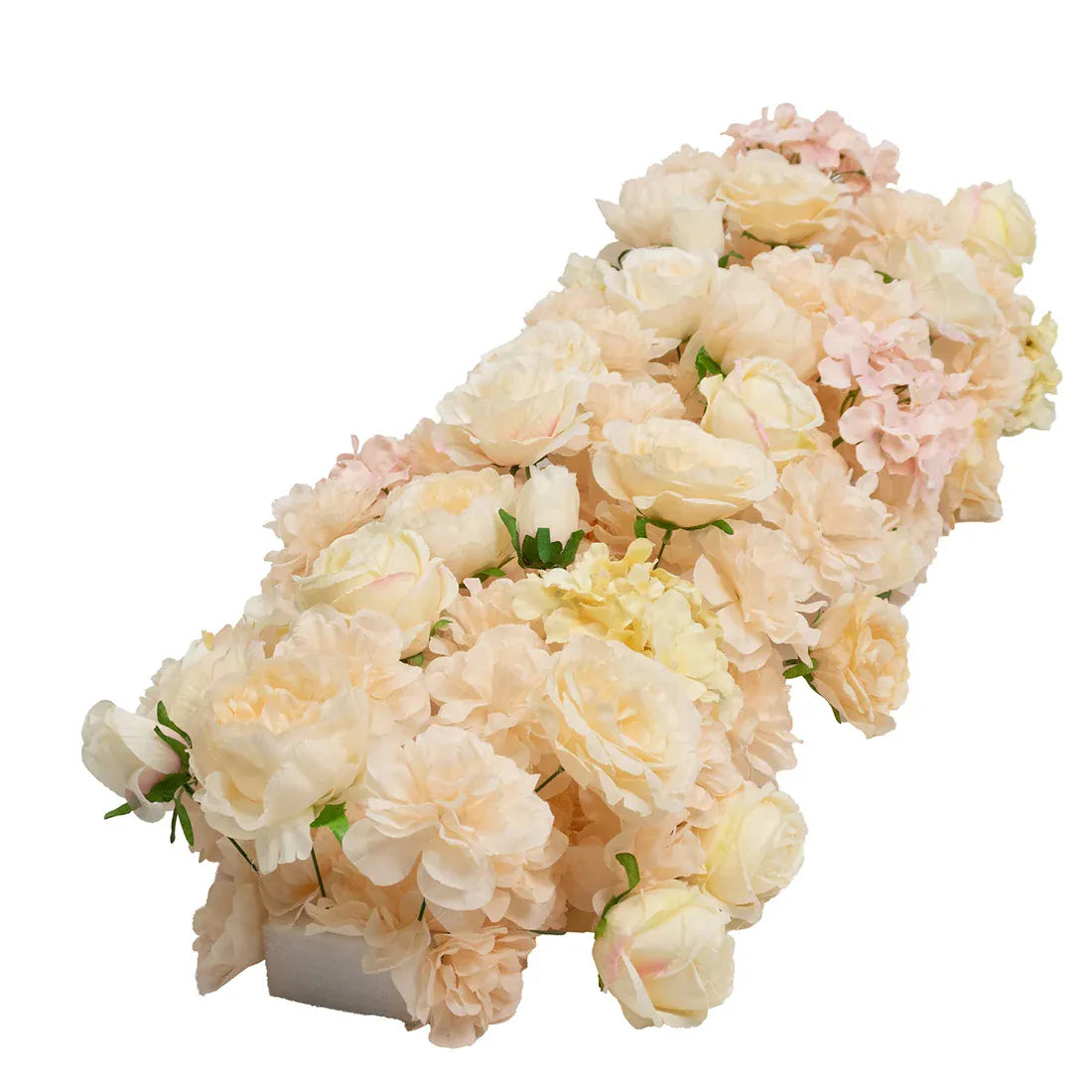 40 x 16 in Pre-Arranged Silk Flower Runner Assorted Artificial Flowers