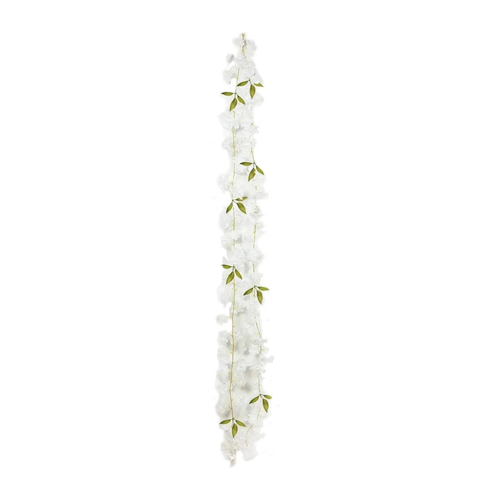 6 feet Jasmine Design Silk Flower Garland Vine Light