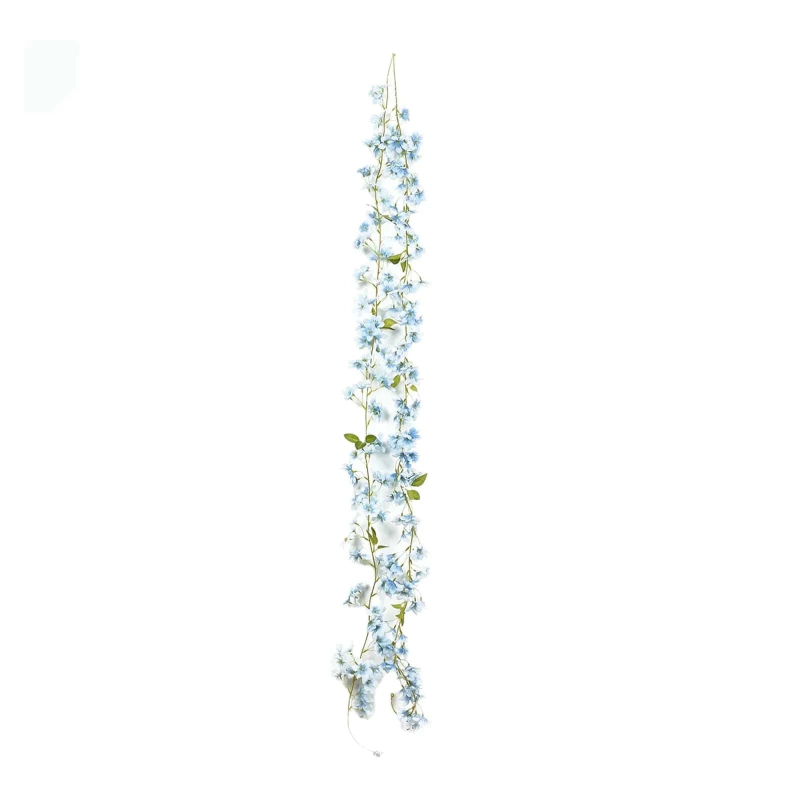 6 feet Jasmine Design Silk Flower Garland Vine Light