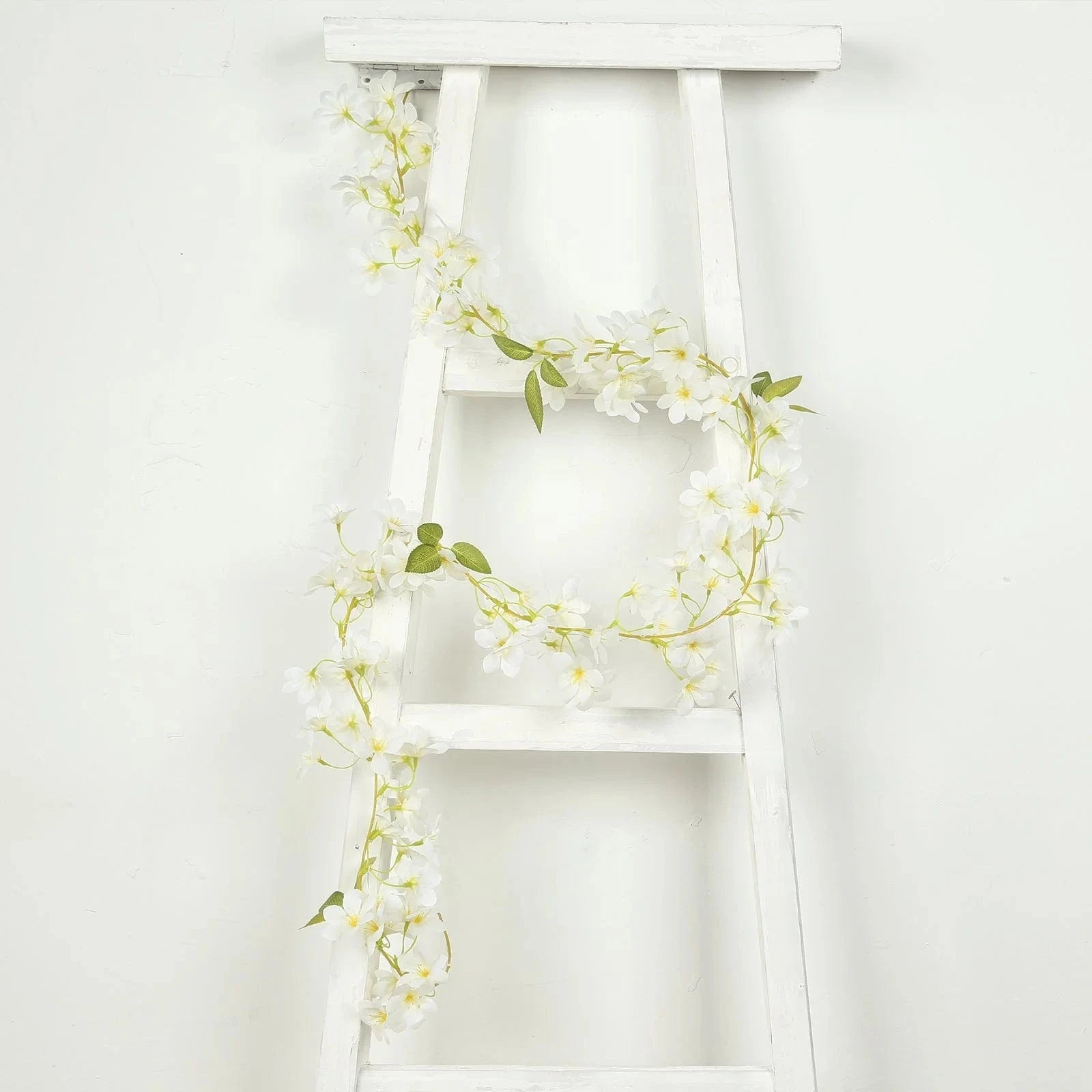 6 feet Jasmine Design Silk Flower Garland Vine Light