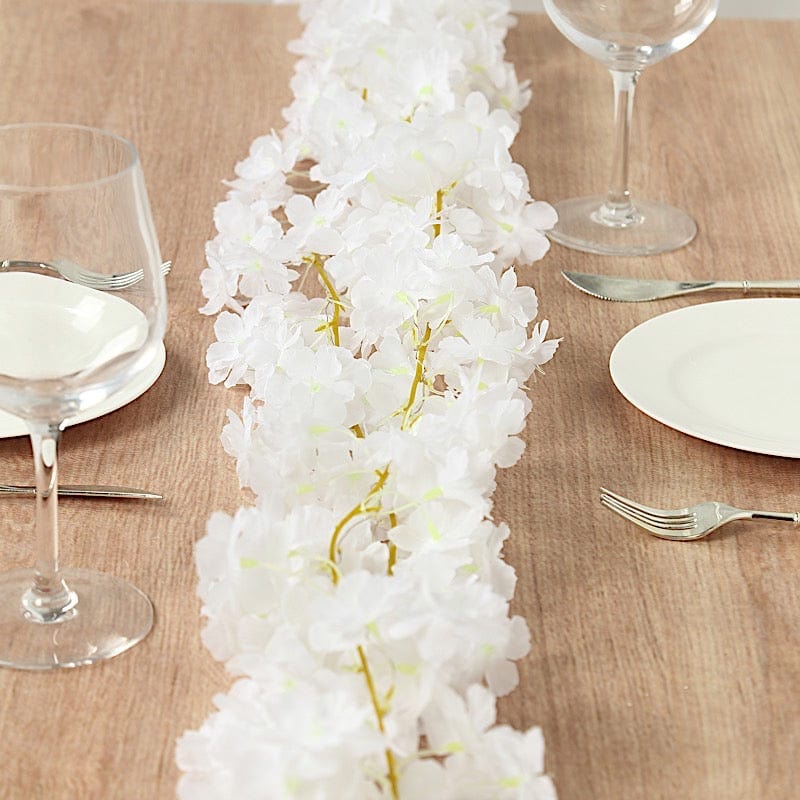 6 feet Pink LED Artificial Cherry Blossom Garland Fairy Lights