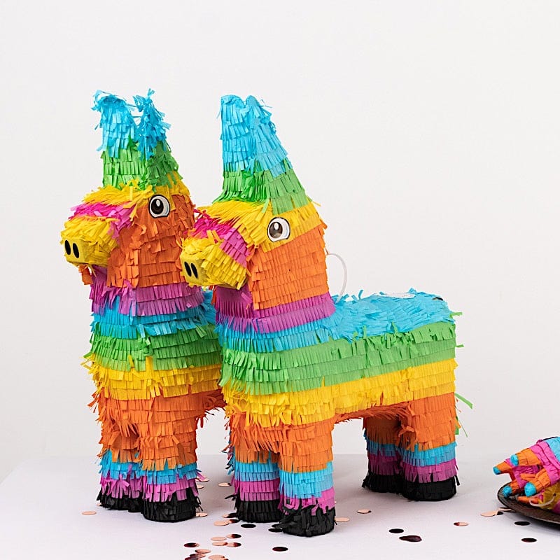 16x22 in Assorted Paper Donkey Pinatas for Fiesta Party Decorations