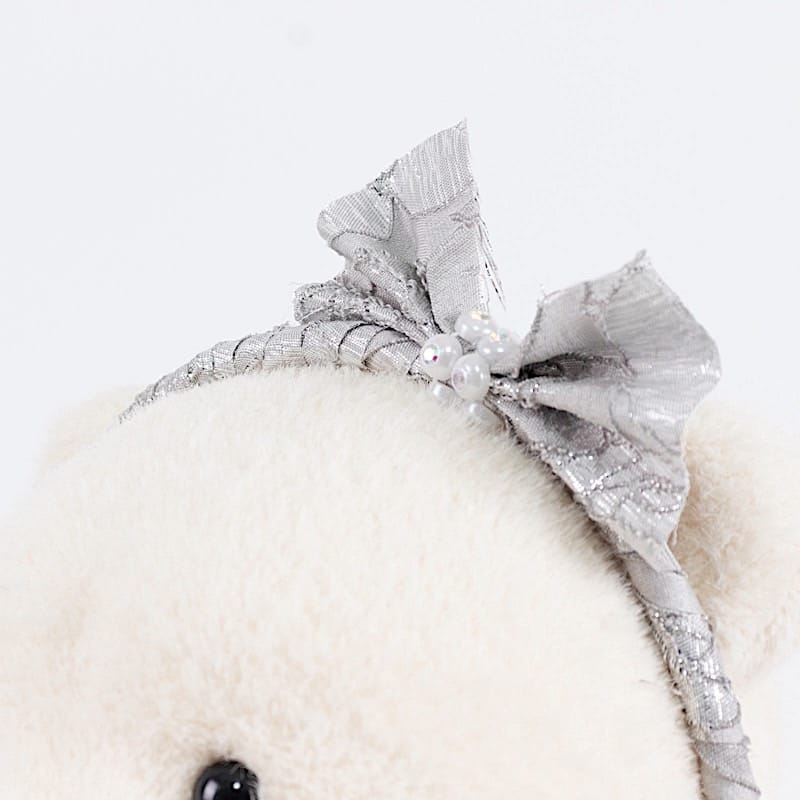 2 pcs 24 in Plush Teddy Bear Figurines Boy & Girl with Knit Jackets