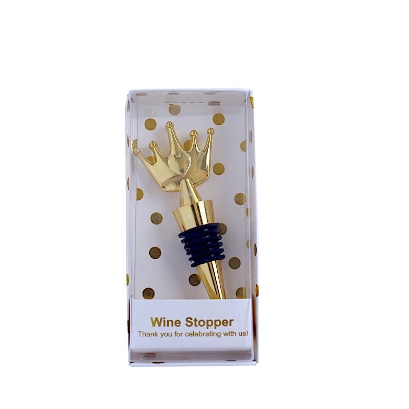 thumbnail image 2 of Gold Wine Bottle Stoppers - The Rolling Barrel 2 of 13