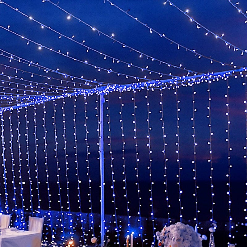 10 feet x 20 feet LED Curtain Fairy String Lights
