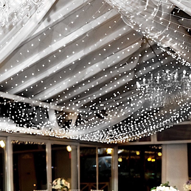 10 feet x 20 feet LED Curtain Fairy String Lights