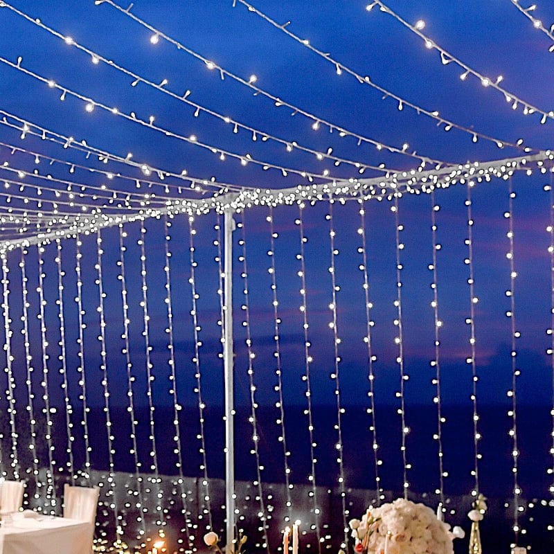 10 feet x 20 feet LED Curtain Fairy String Lights