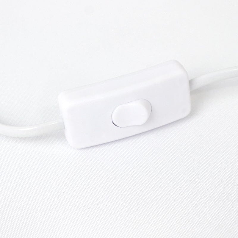 3 White 6 feet Plug-in Hanging Pendant Light Cords with Lamp Socket