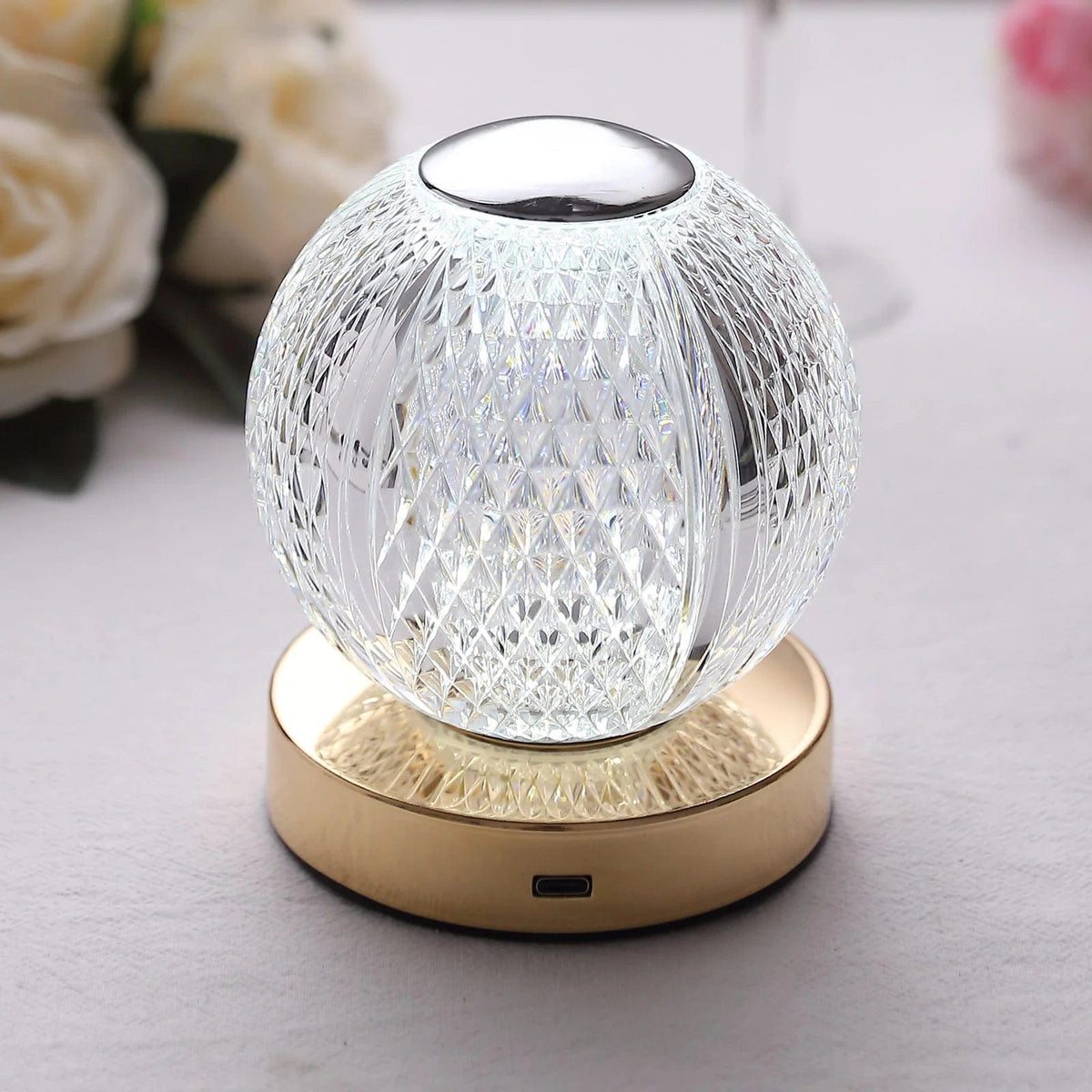 Acrylic best sale ball lamp