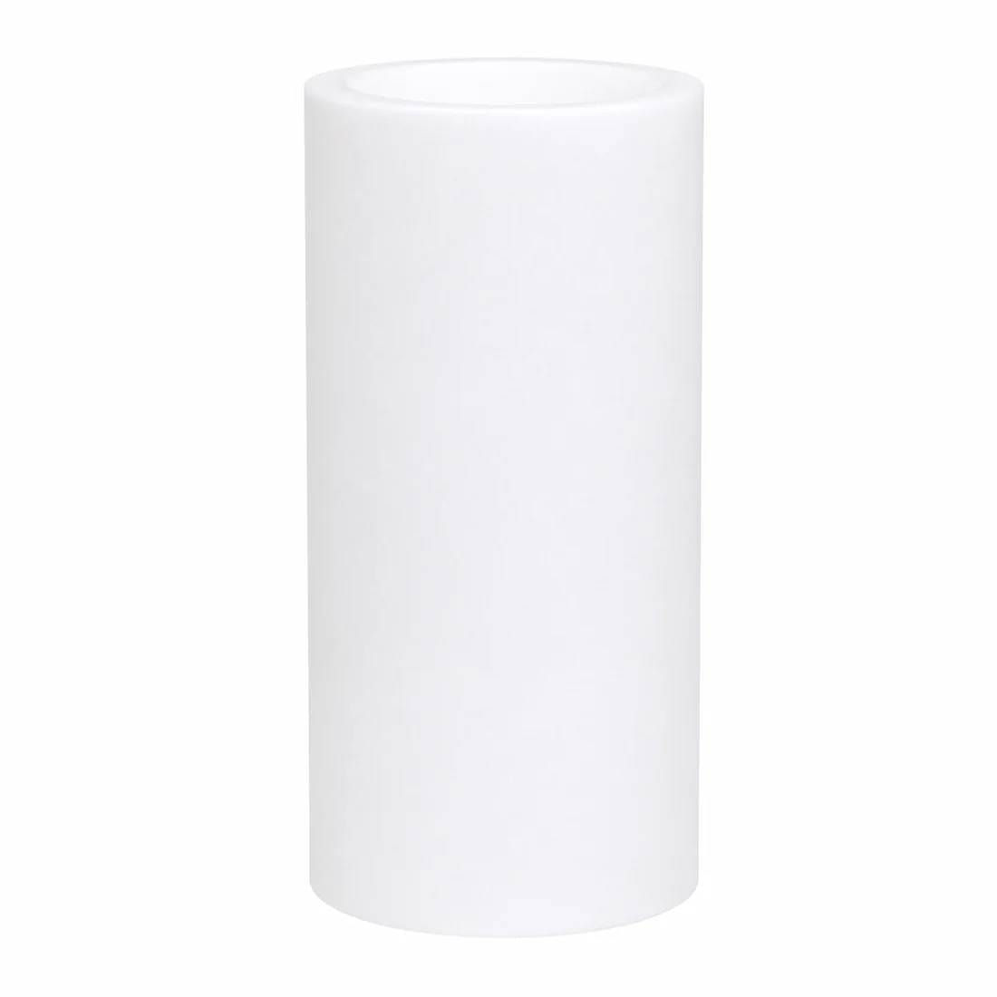 6 Flameless 3x6 in LED Pillar Candles Lights Real Wax with Flat Top