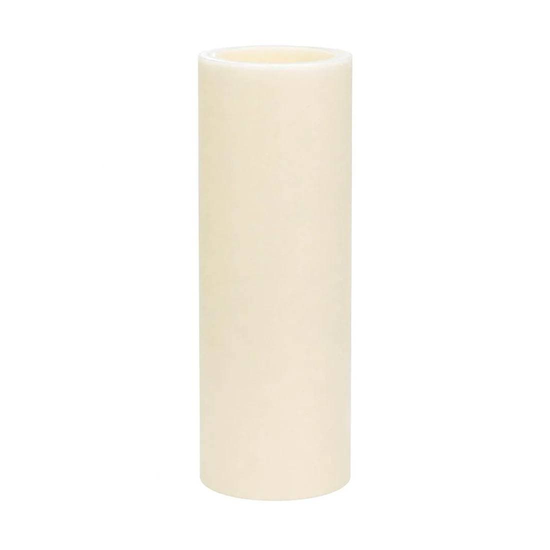 6 Flameless 3x9 in LED Pillar Candles Lights Real Wax with Flat Top