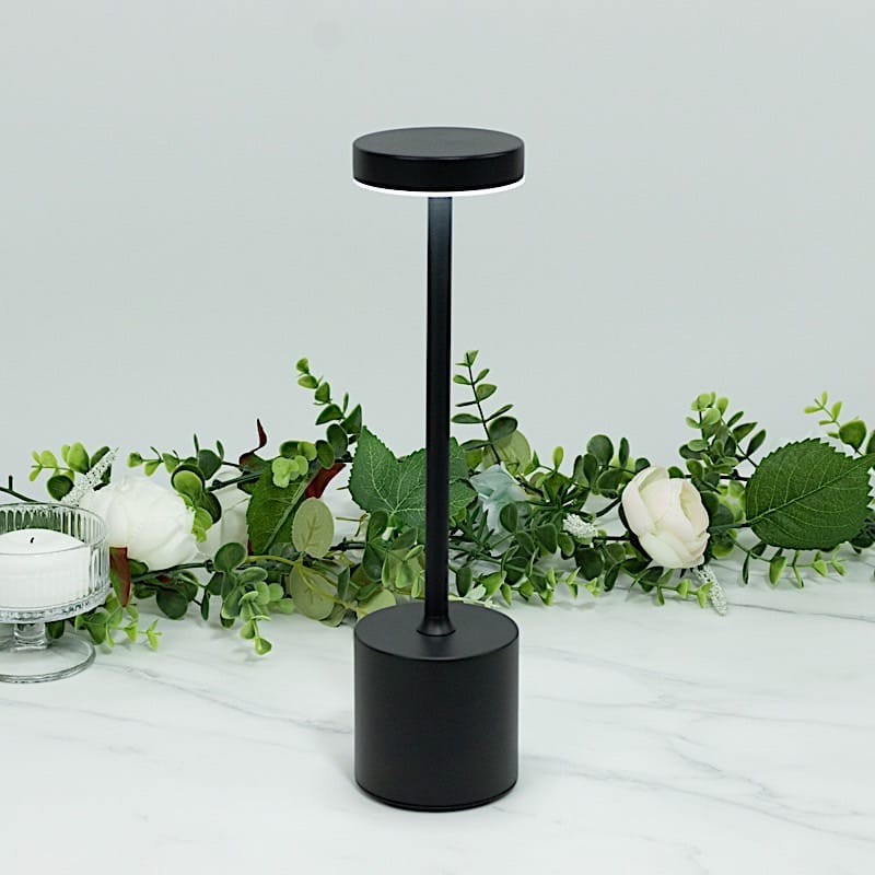 Metal Rechargeable Cordless Table Lamp with Touch Control