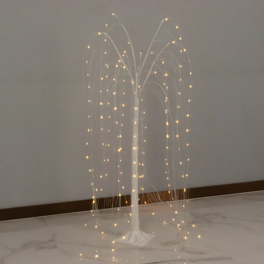 White 4 feet LED Weeping Willow Tree Light