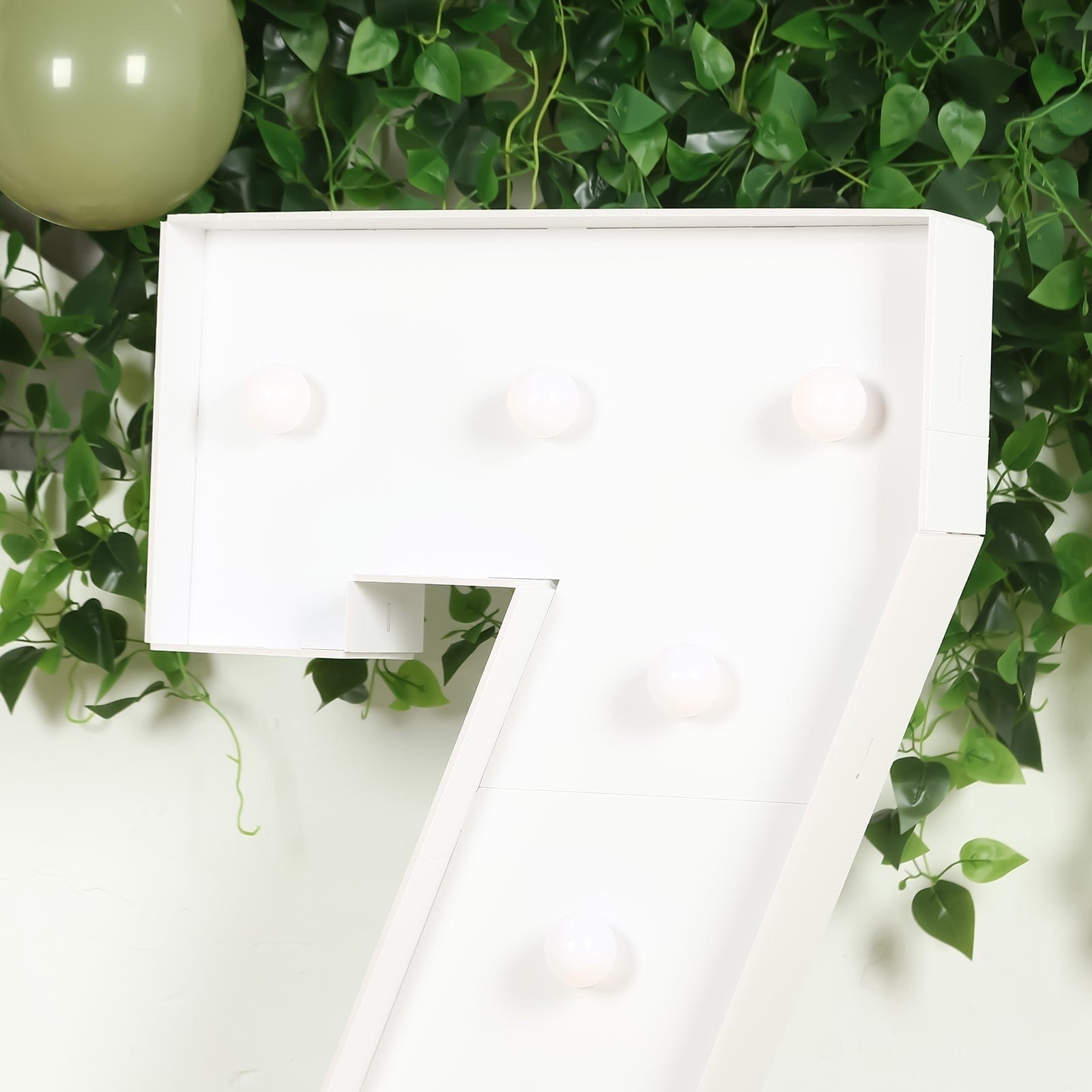 4ft Foam Board XL LED Marquee Letter with 10 Warm White Battery Operated LEDs