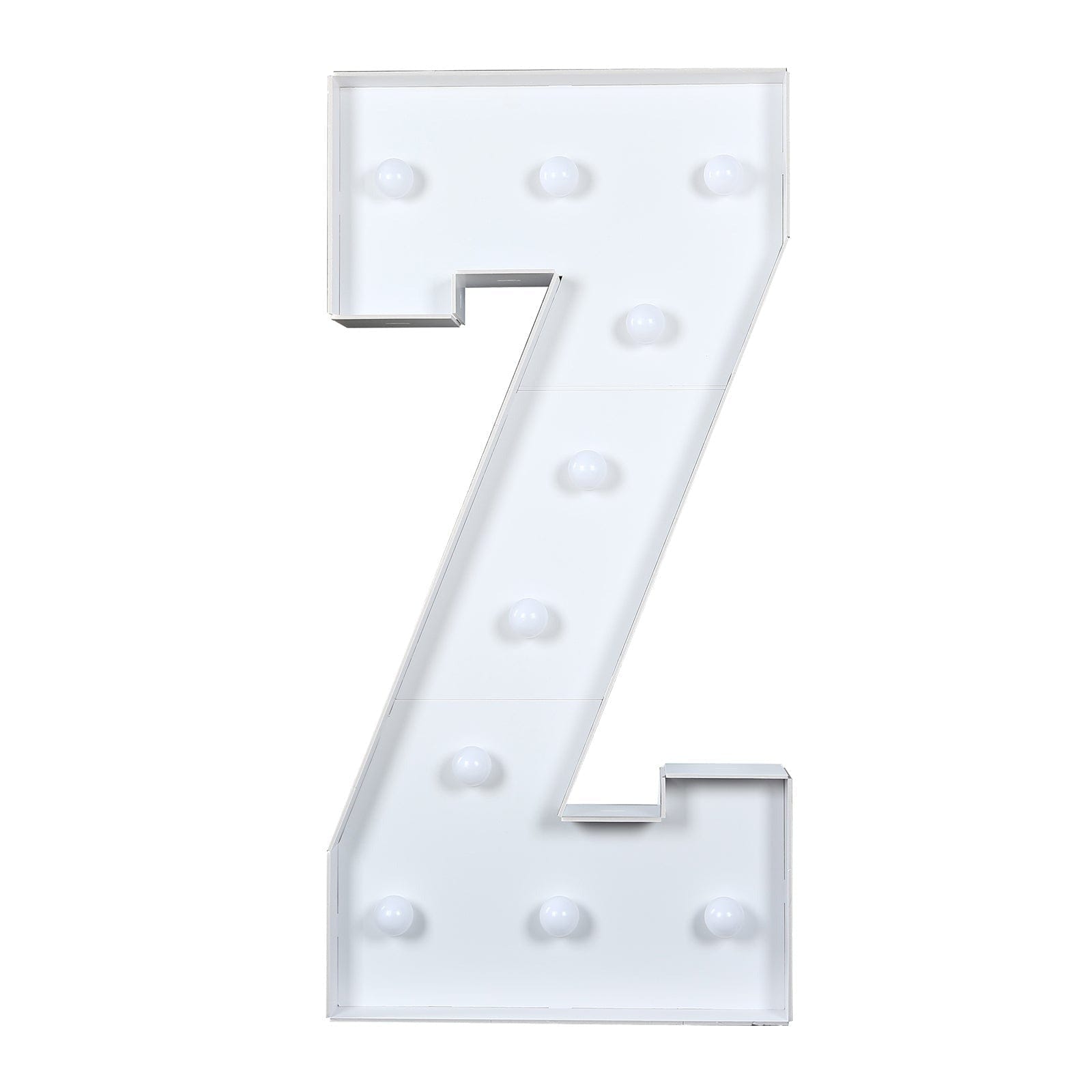 4ft Foam Board XL LED Marquee Letter with 10 Warm White Battery Operated LEDs