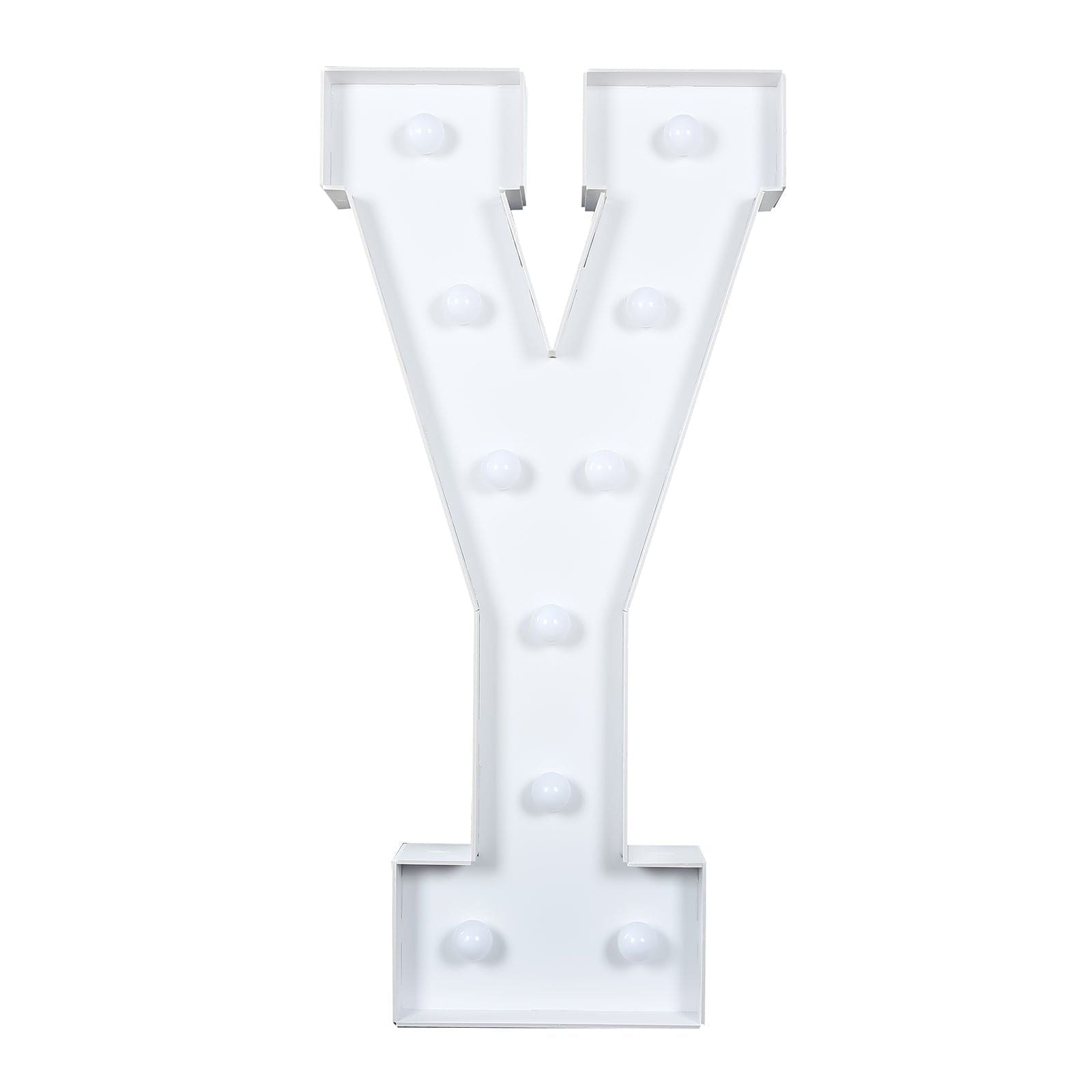 4ft Foam Board XL LED Marquee Letter with 10 Warm White Battery Operated LEDs