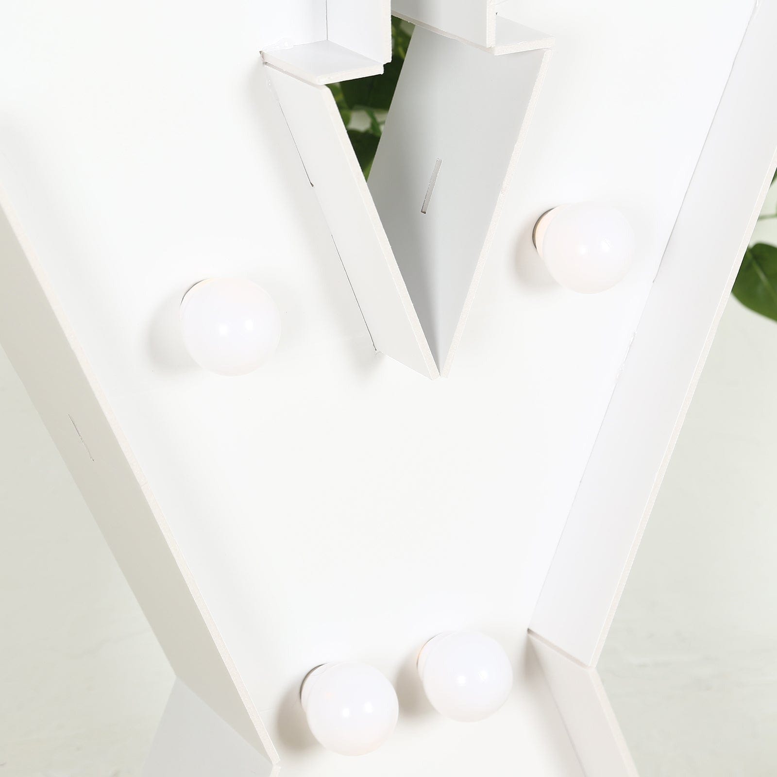 4ft Foam Board XL LED Marquee Letter with 10 Warm White Battery Operated LEDs