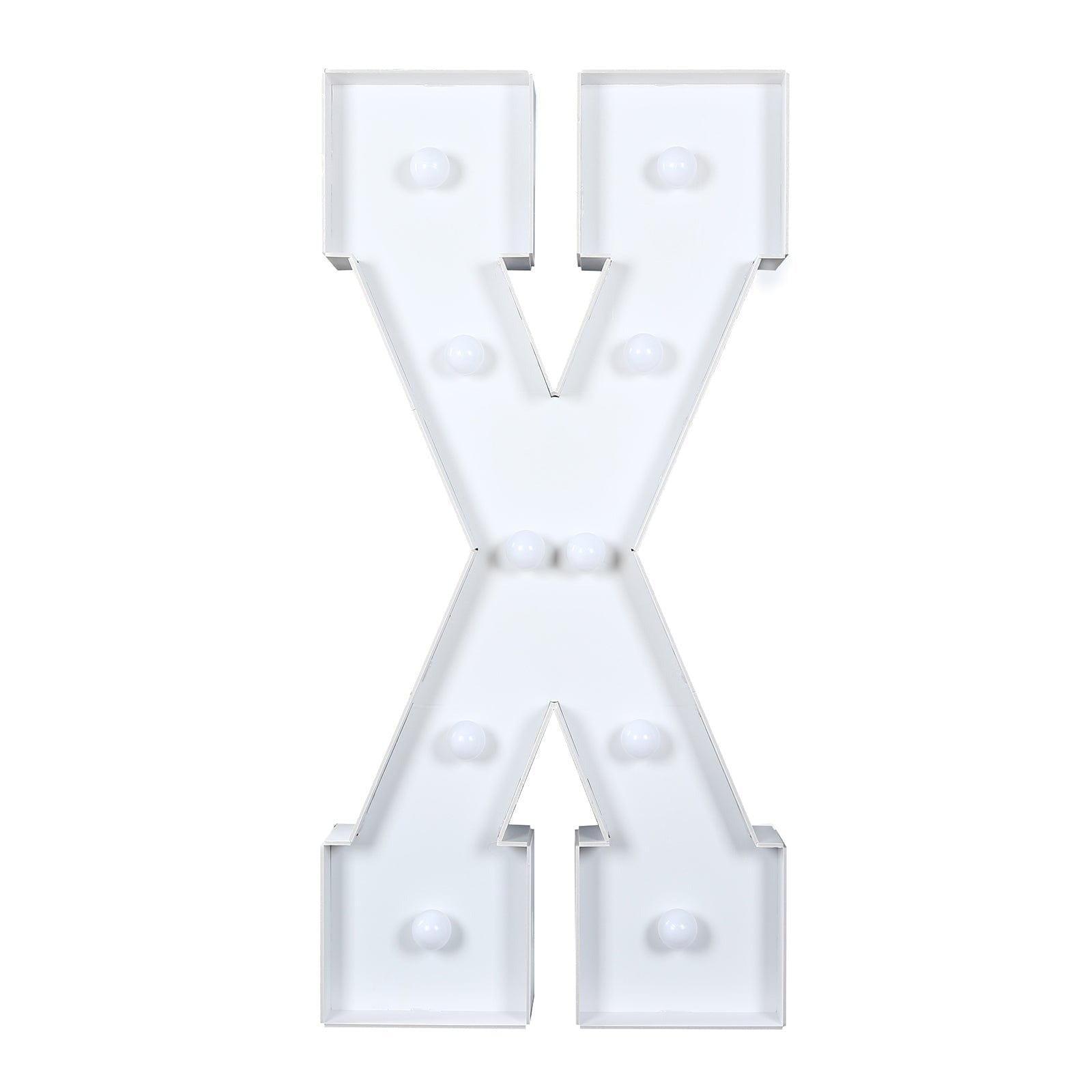4ft Foam Board XL LED Marquee Letter with 10 Warm White Battery Operated LEDs