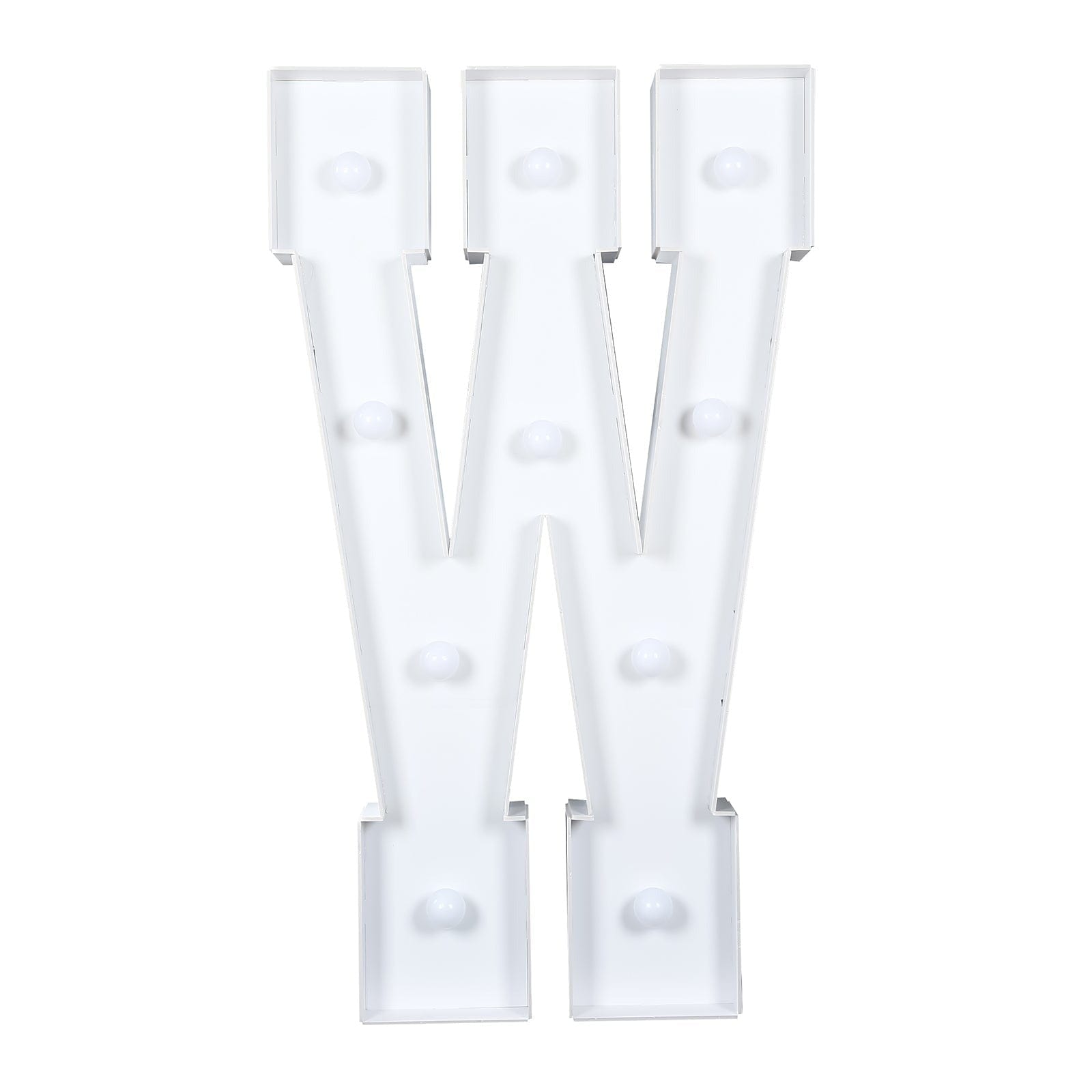 4ft Foam Board XL LED Marquee Letter with 10 Warm White Battery Operated LEDs