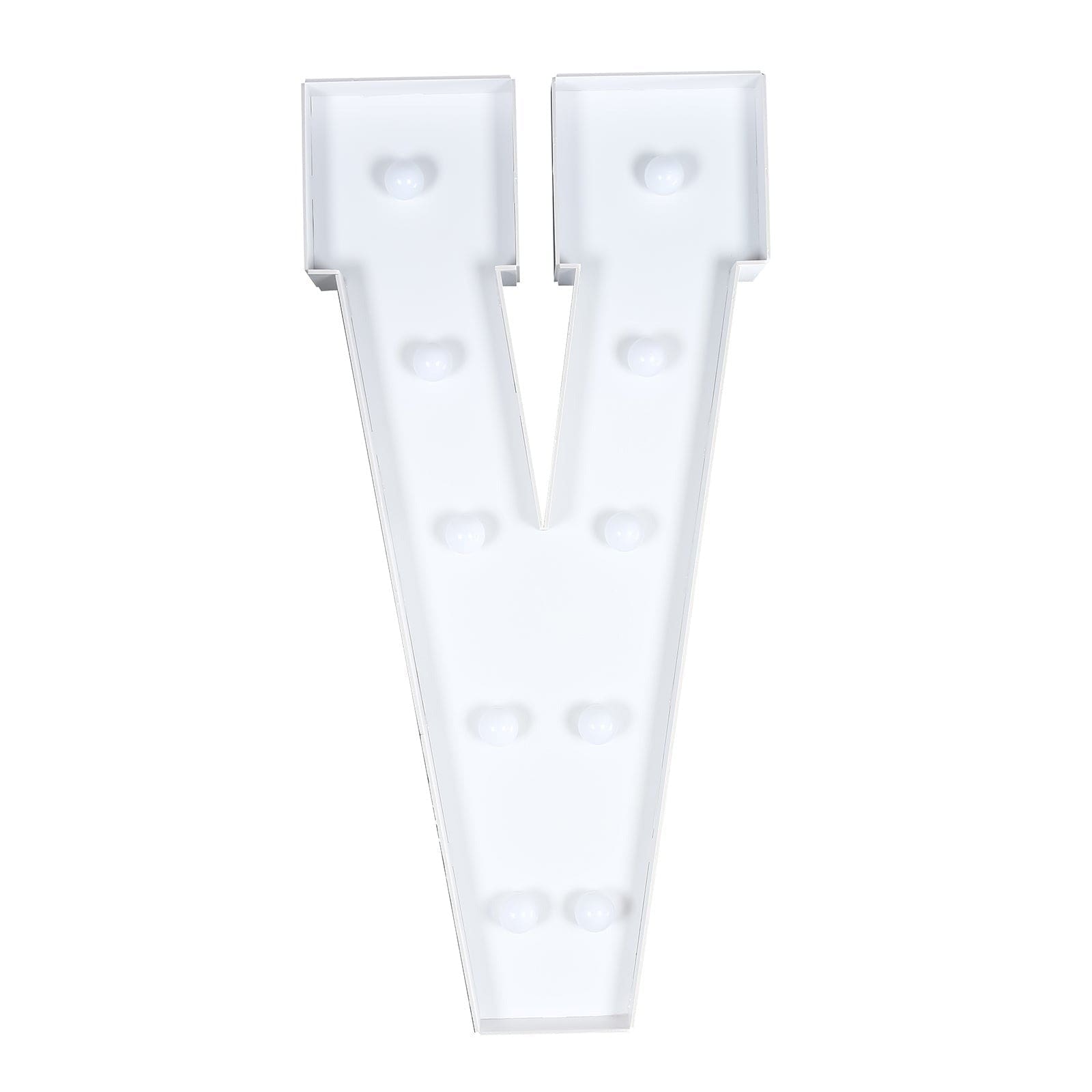 4ft Foam Board XL LED Marquee Letter with 10 Warm White Battery Operated LEDs