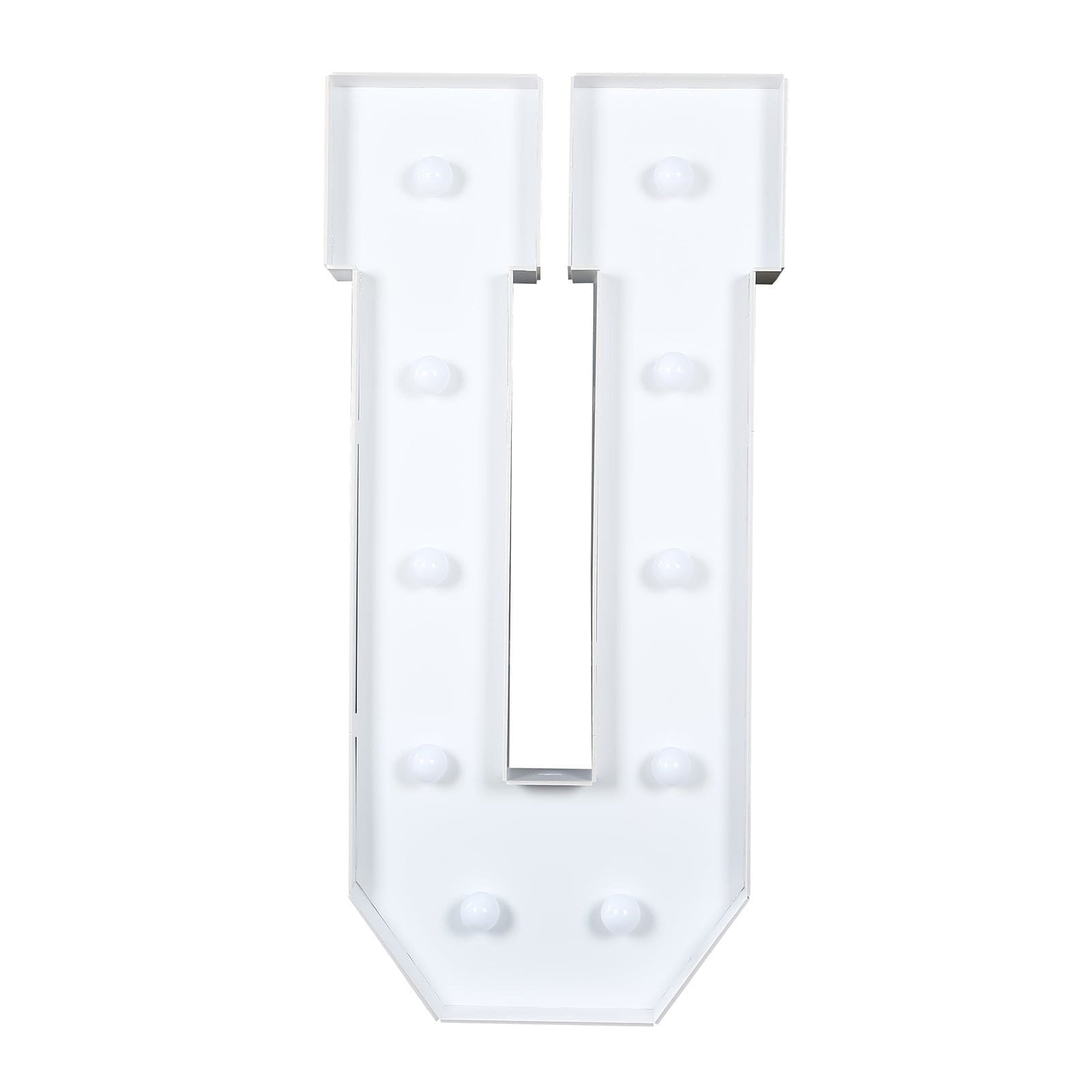 4ft Foam Board XL LED Marquee Letter with 10 Warm White Battery Operated LEDs