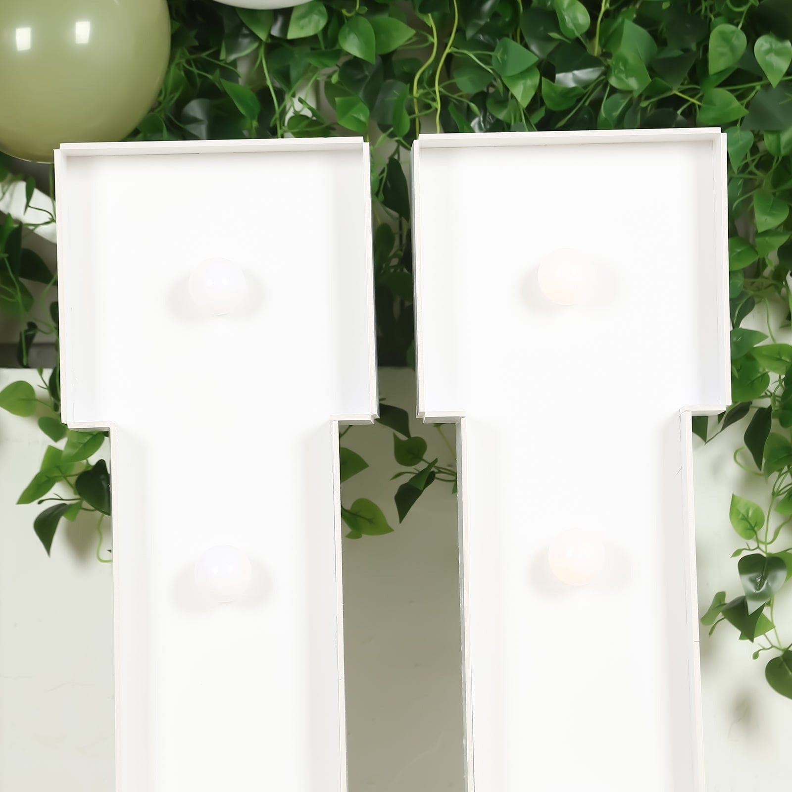 4ft Foam Board XL LED Marquee Letter with 10 Warm White Battery Operated LEDs