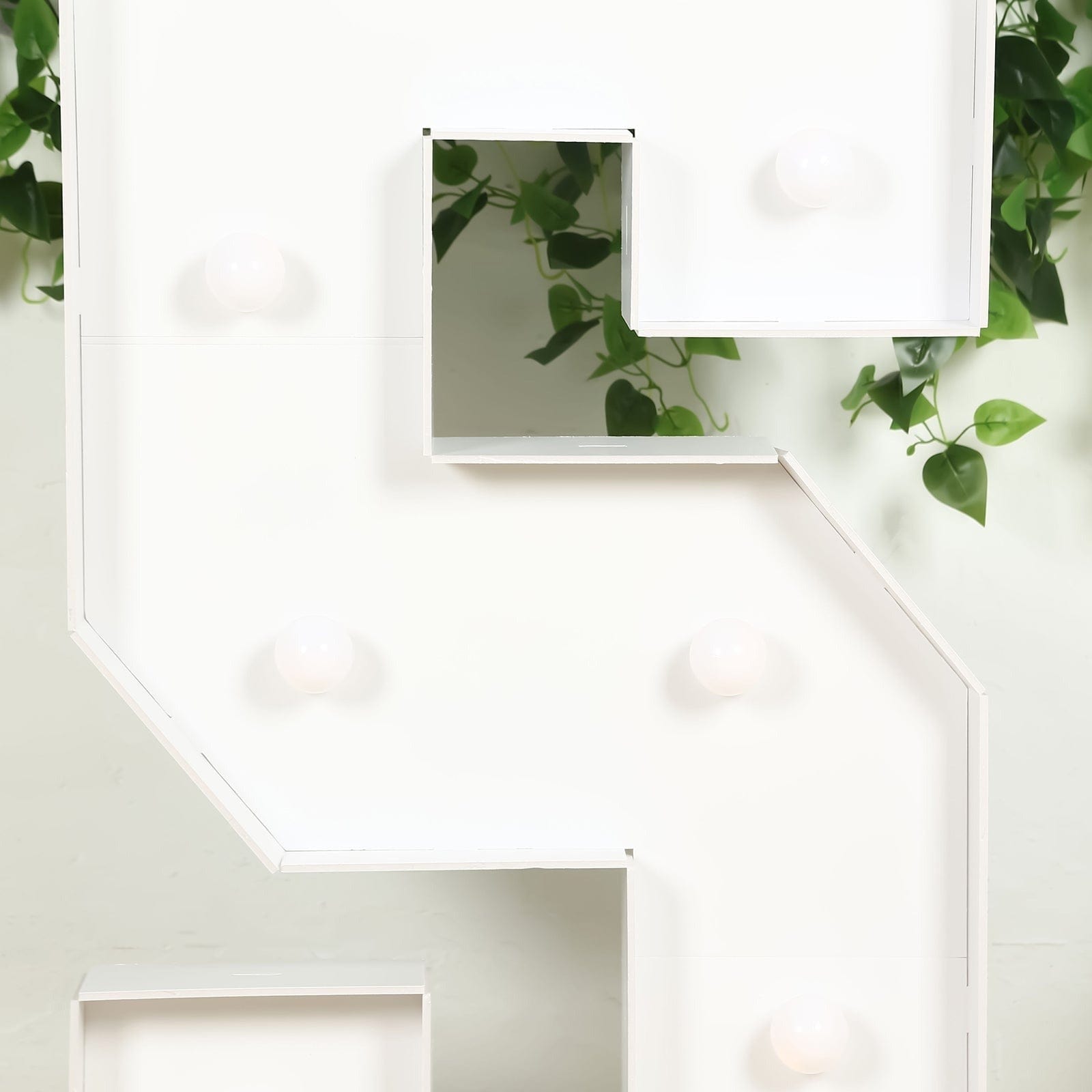 4ft Foam Board XL LED Marquee Letter with 10 Warm White Battery Operated LEDs