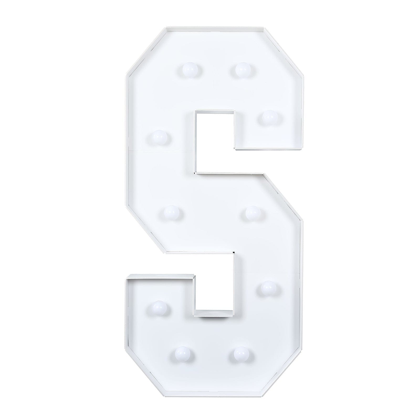 4ft Foam Board XL LED Marquee Letter with 10 Warm White Battery Operated LEDs