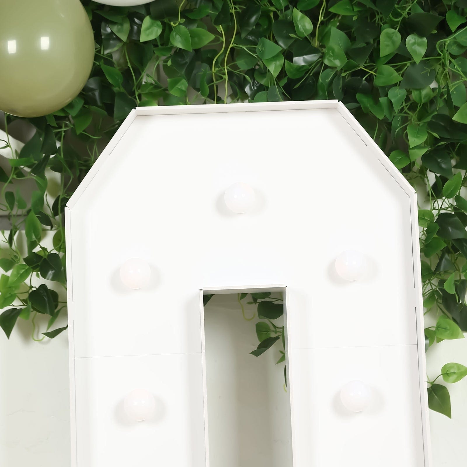 4ft Foam Board XL LED Marquee Letter with 10 Warm White Battery Operated LEDs