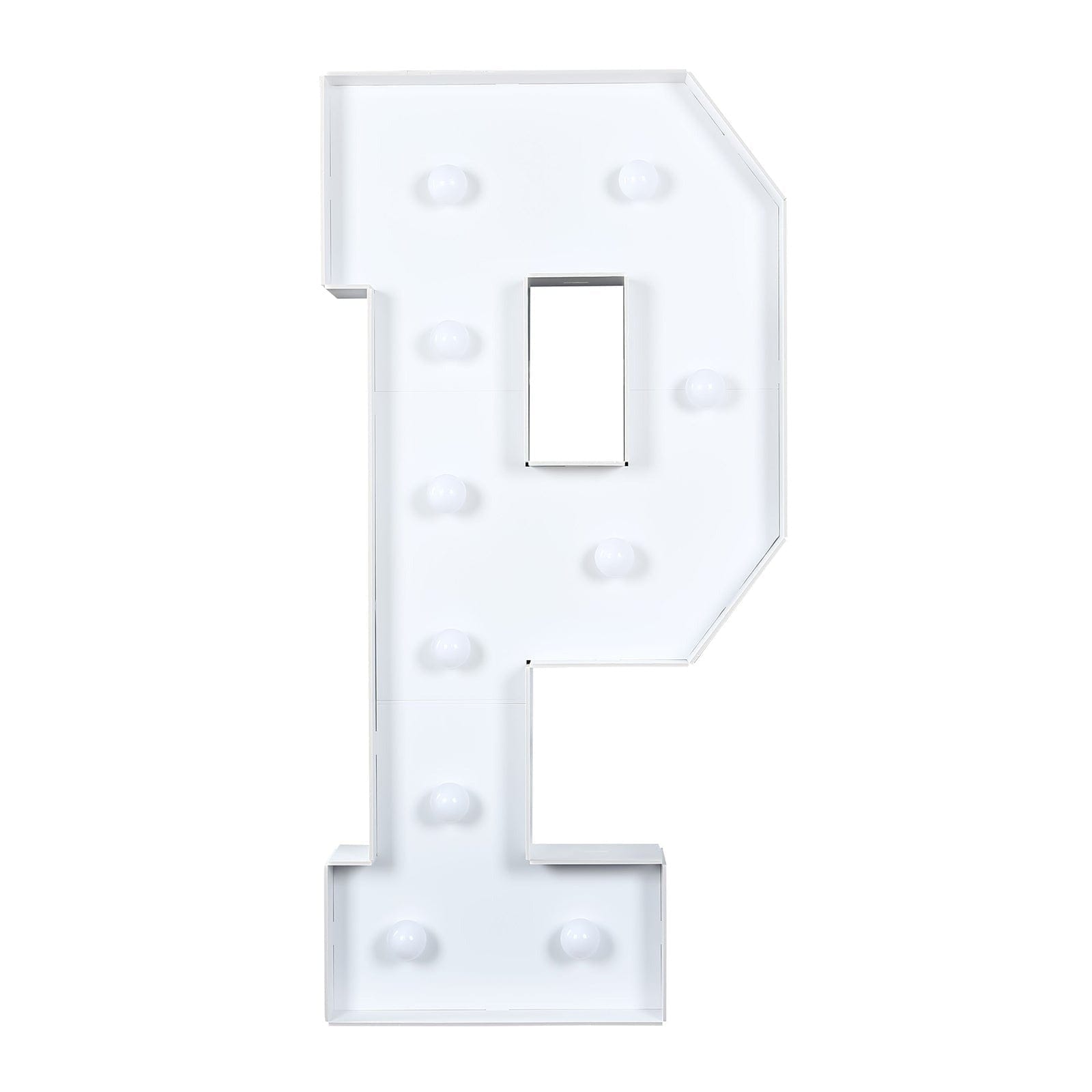 4ft Foam Board XL LED Marquee Letter with 10 Warm White Battery Operated LEDs