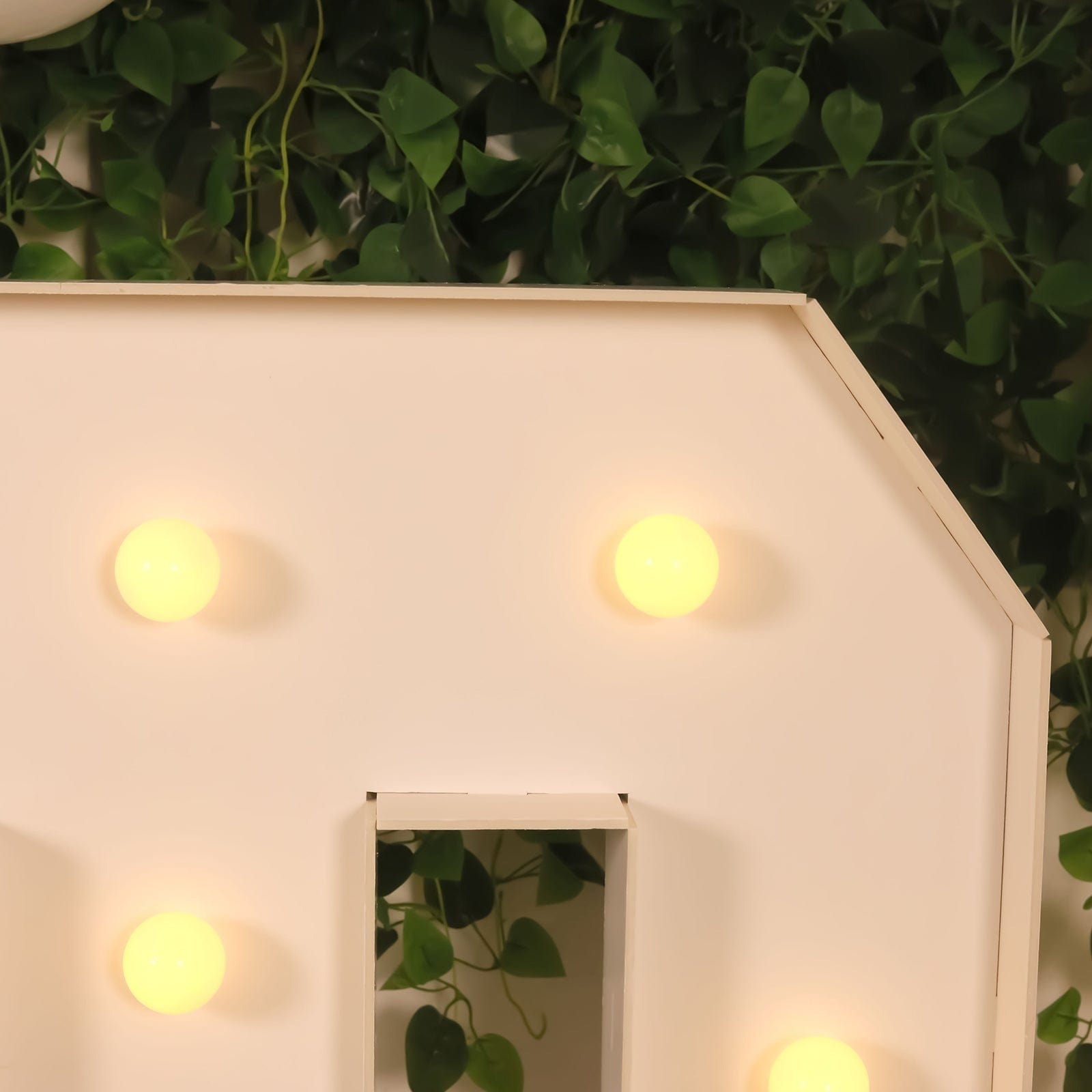 4ft Foam Board XL LED Marquee Letter with 10 Warm White Battery Operated LEDs