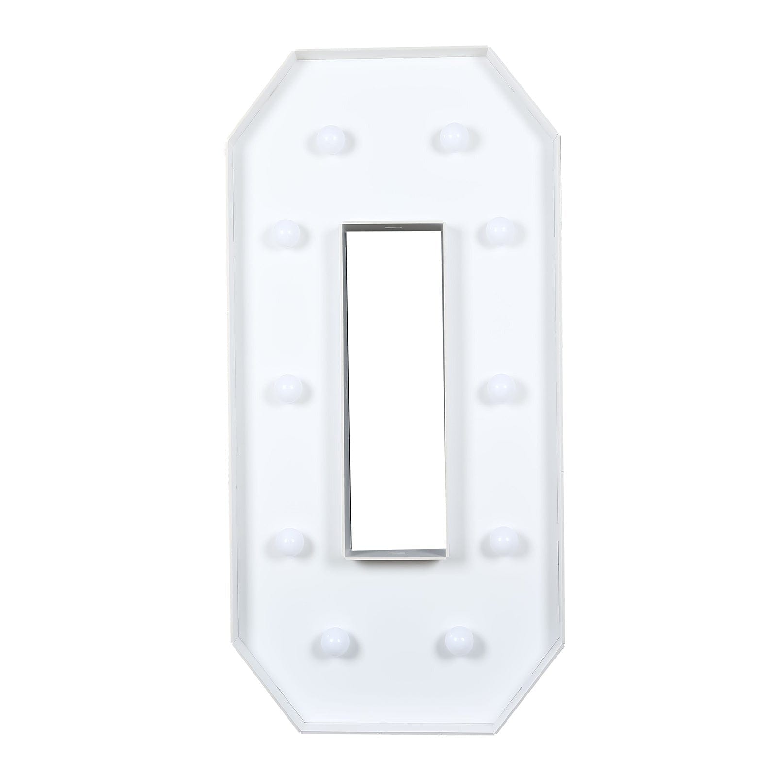 4ft Foam Board XL LED Marquee Letter with 10 Warm White Battery Operated LEDs