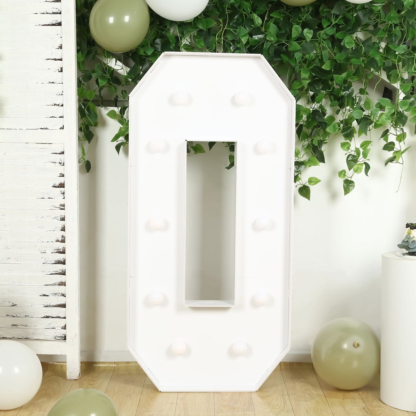 4ft Foam Board XL LED Marquee Letter with 10 Warm White Battery Operated LEDs