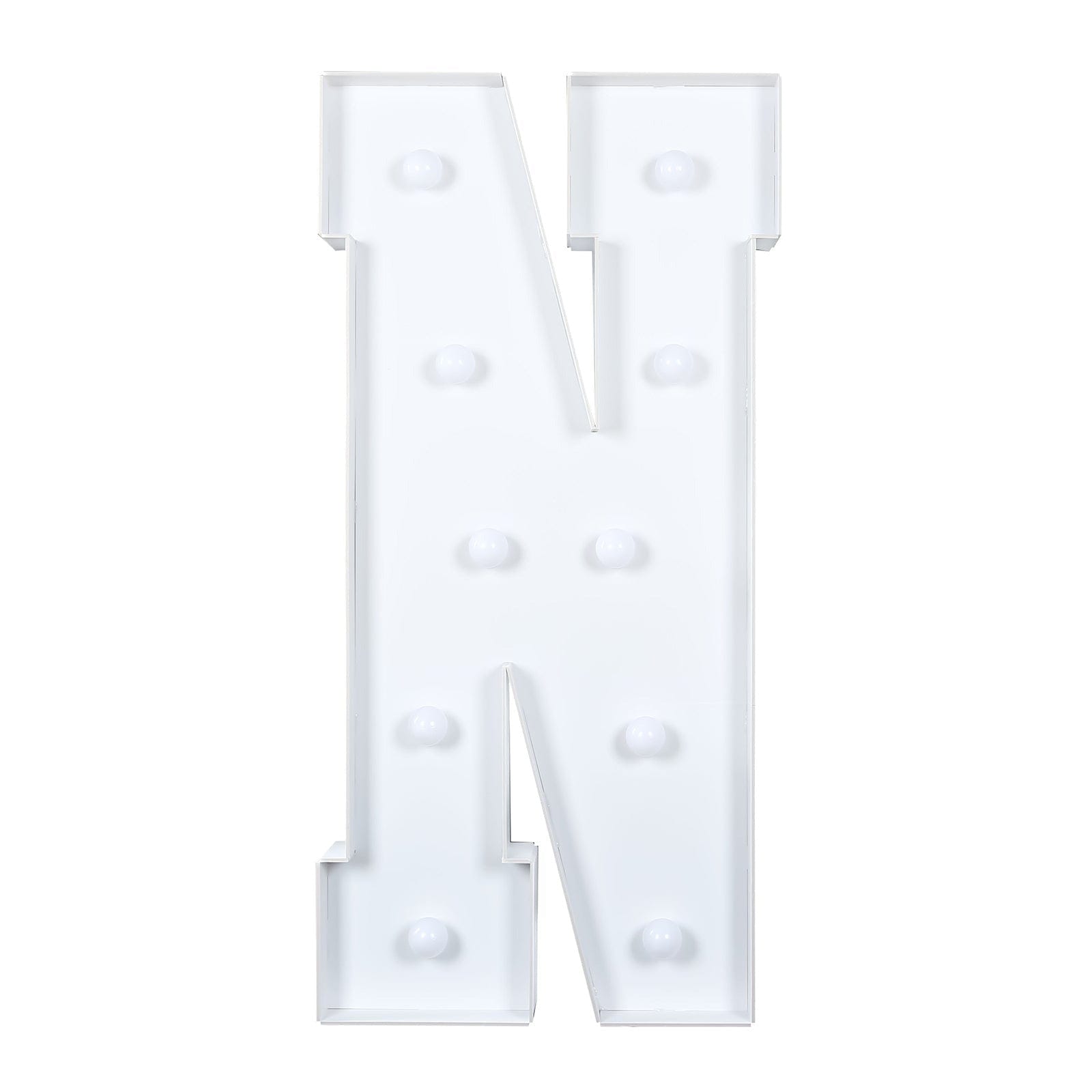 4ft Foam Board XL LED Marquee Letter with 10 Warm White Battery Operated LEDs