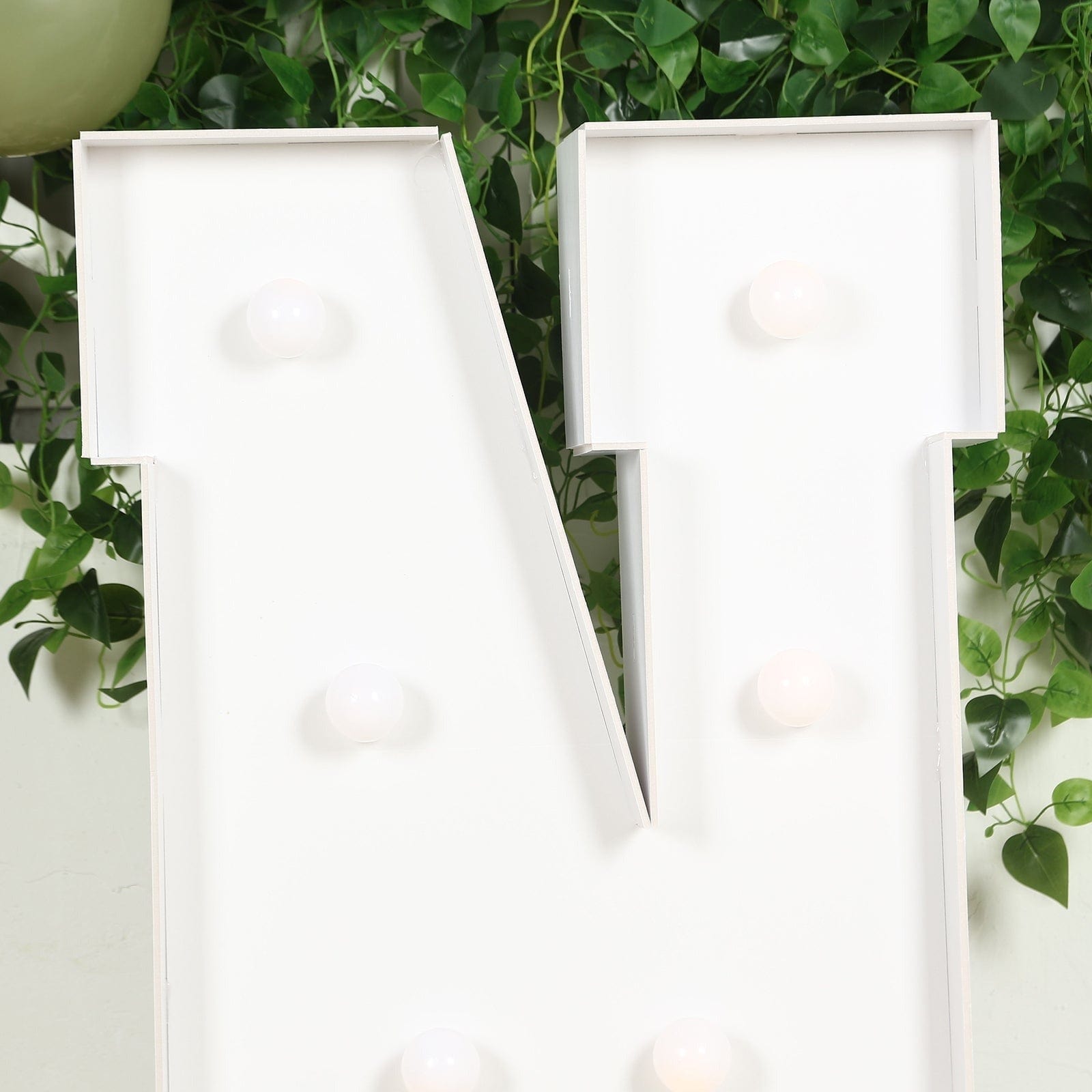 4ft Foam Board XL LED Marquee Letter with 10 Warm White Battery Operated LEDs