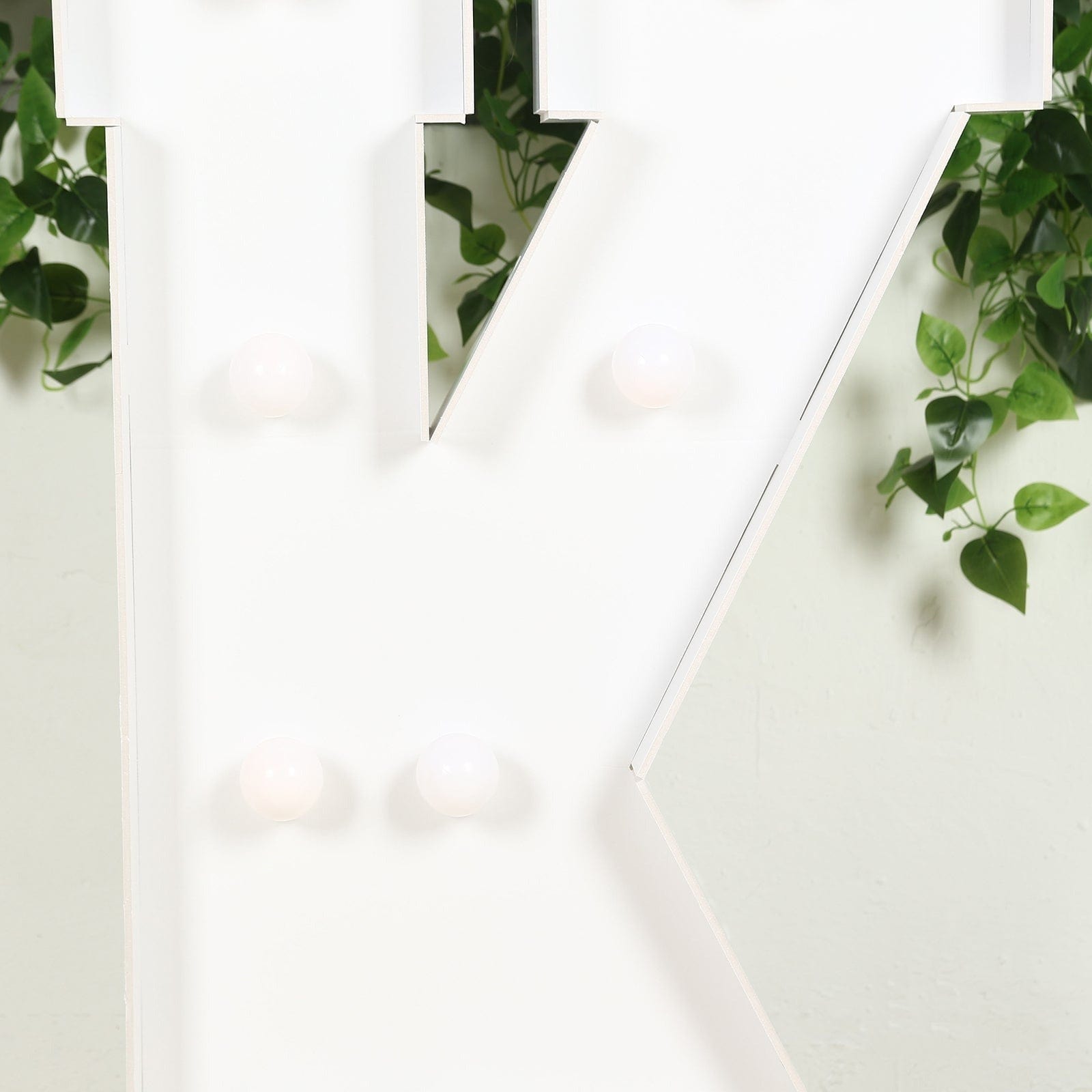4ft Foam Board XL LED Marquee Letter with 10 Warm White Battery Operated LEDs