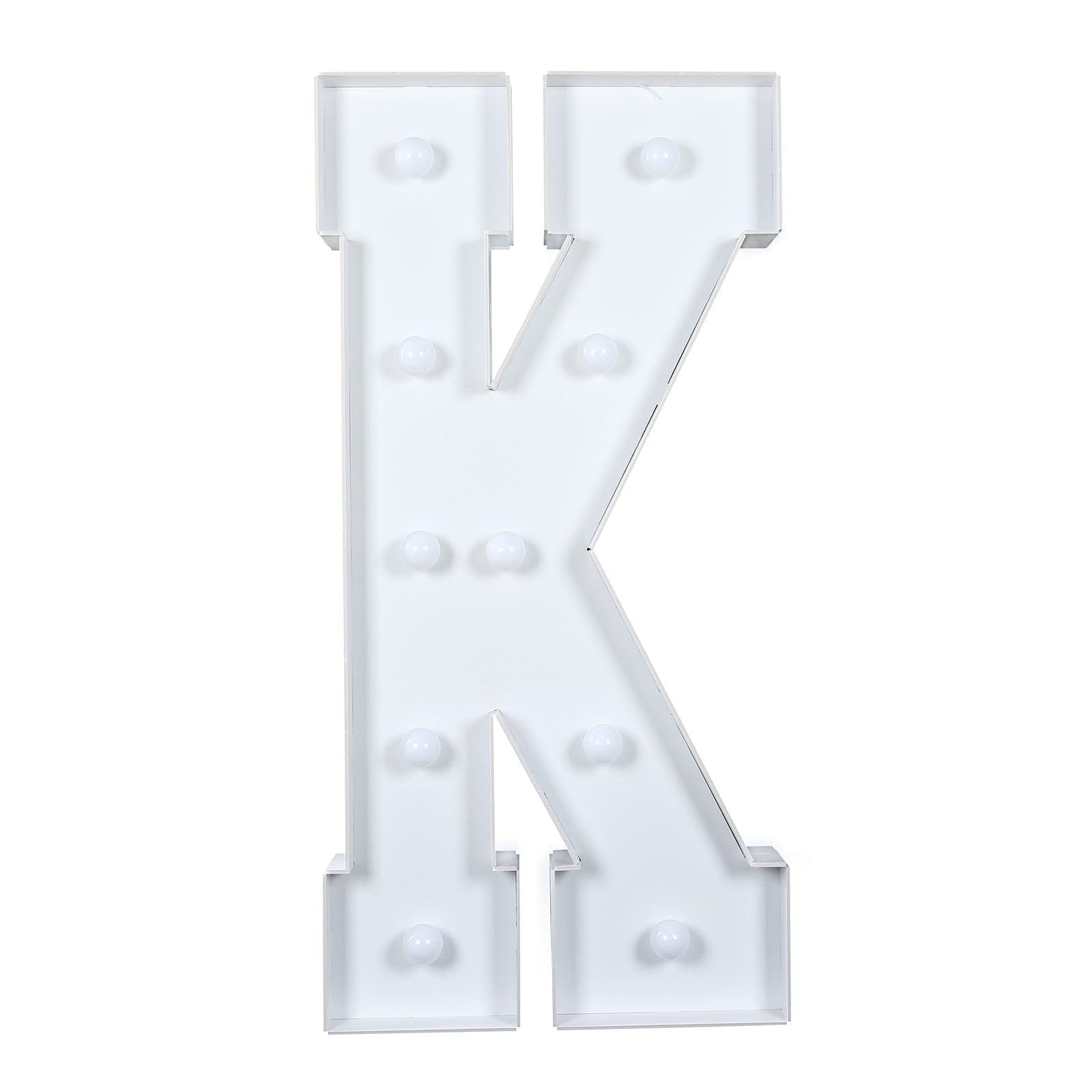 4ft Foam Board XL LED Marquee Letter with 10 Warm White Battery Operated LEDs