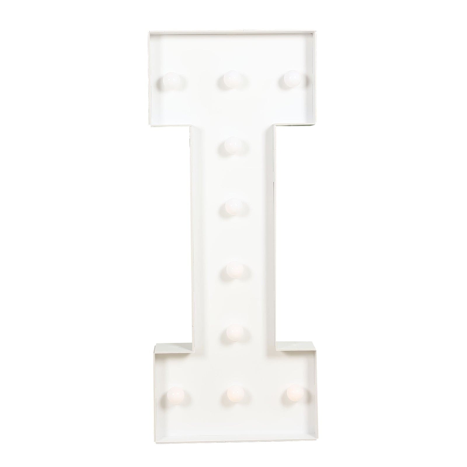 4ft Foam Board XL LED Marquee Letter with 10 Warm White Battery Operated LEDs