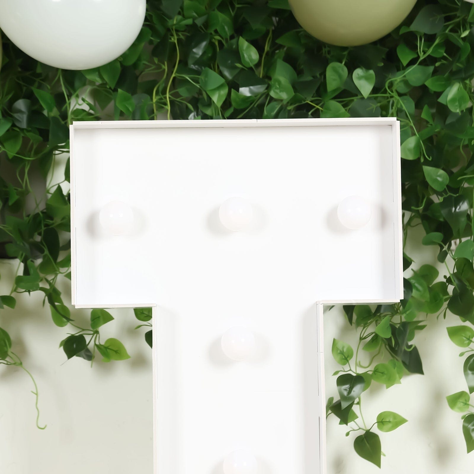 4ft Foam Board XL LED Marquee Letter with 10 Warm White Battery Operated LEDs