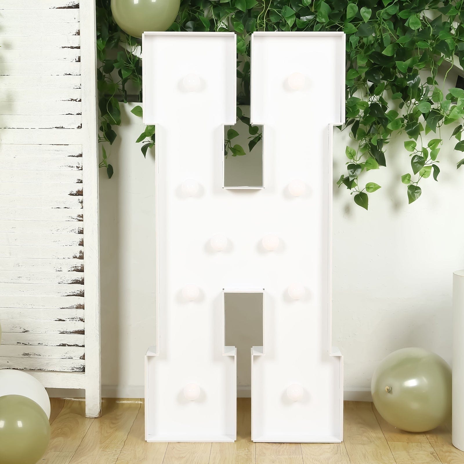 4ft Foam Board XL LED Marquee Letter with 10 Warm White Battery Operated LEDs