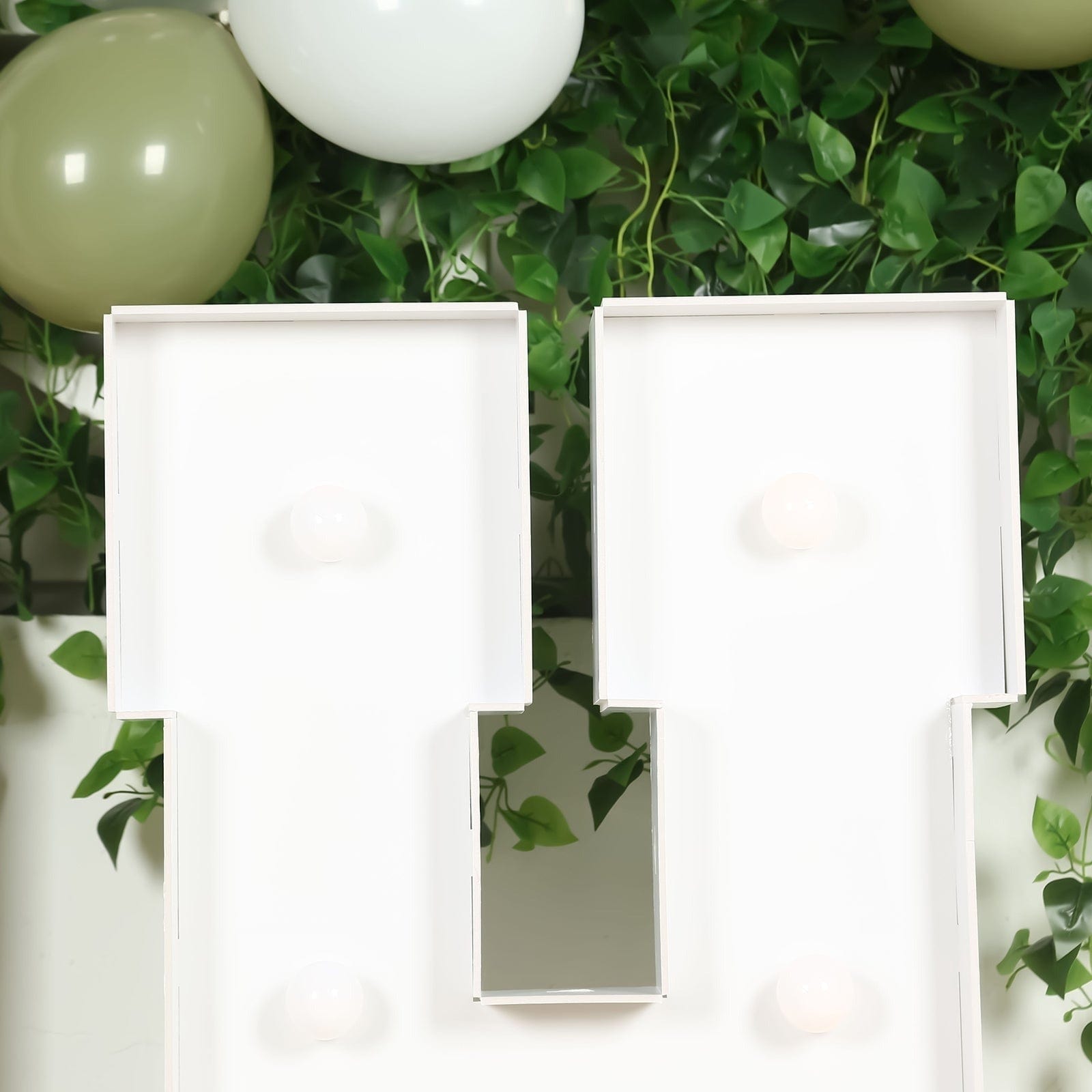4ft Foam Board XL LED Marquee Letter with 10 Warm White Battery Operated LEDs