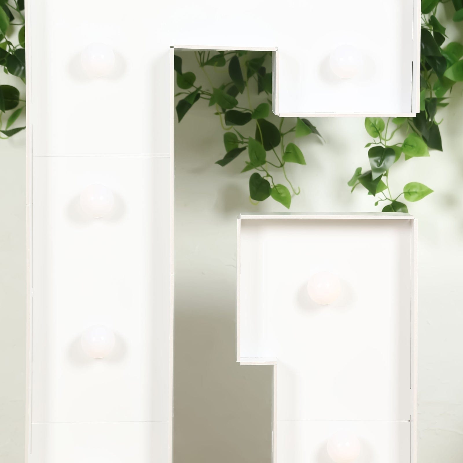 4ft Foam Board XL LED Marquee Letter with 10 Warm White Battery Operated LEDs