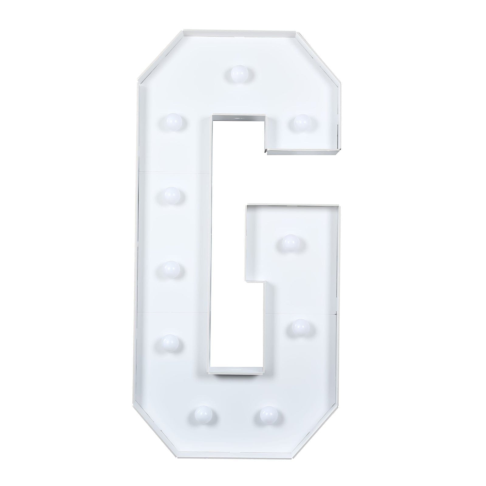 4ft Foam Board XL LED Marquee Letter with 10 Warm White Battery Operated LEDs